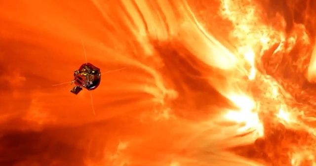 La sonda Parker sopravvissuta dopo aver toccato il Sole