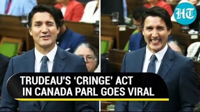 Trudeau's 'Childlike' Gestures in Canadian Parliament Sparks Online Criticism