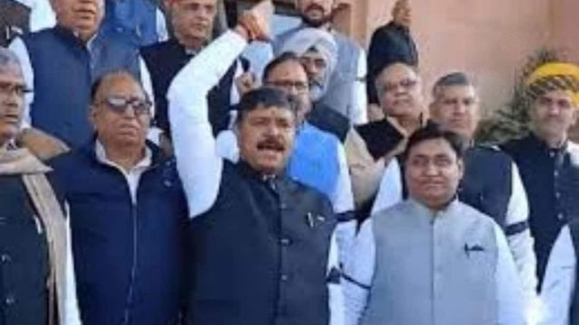 Cong MLAs create uproar in Rajasthan Assembly over minister Kirodi Lal Meena's phone-tapping charge