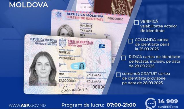 Acte de identitate provizorii eliberate în ziua alegerilor pentru cetățenii fără documente