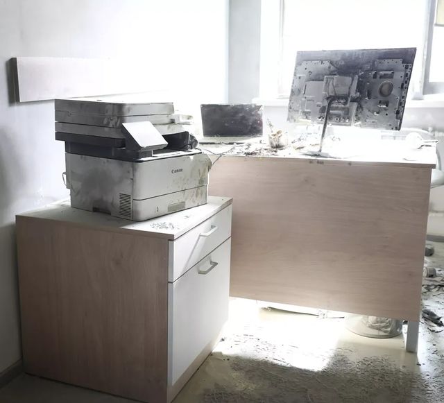 Incendiu într-un birou al Ministerului Sănătății. Ce s-a întâmplat