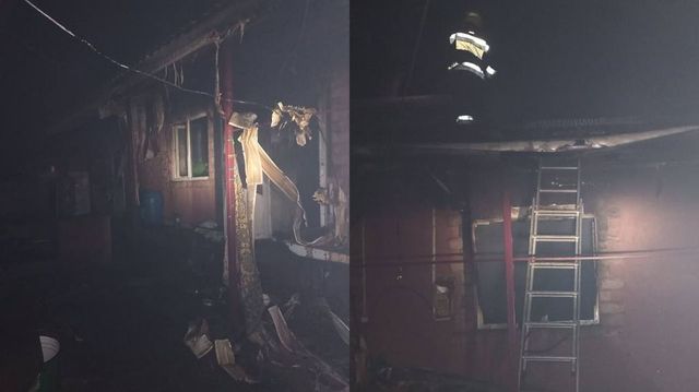 Incendiu într-o casă din Aluniș, raionul Rîșcani. O sobă supraîncălzită a provocat distrugeri majore