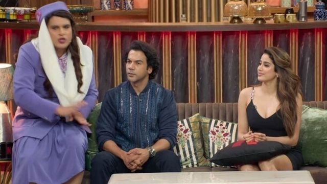 Janhvi's Reaction To Boyfriend Shikhar Being Name-Checked On Kapil's Show