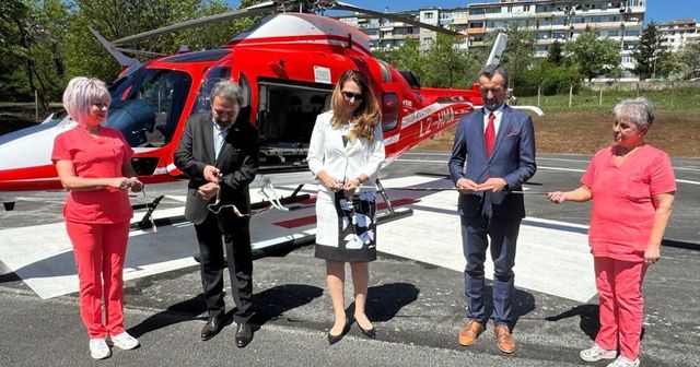 Във Велико Търново откриха площадка за медицински хеликоптер