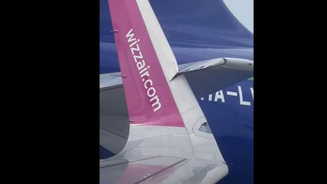 Două avioane Wizz Air s-au ciocnit pe aeroportul din Suceava