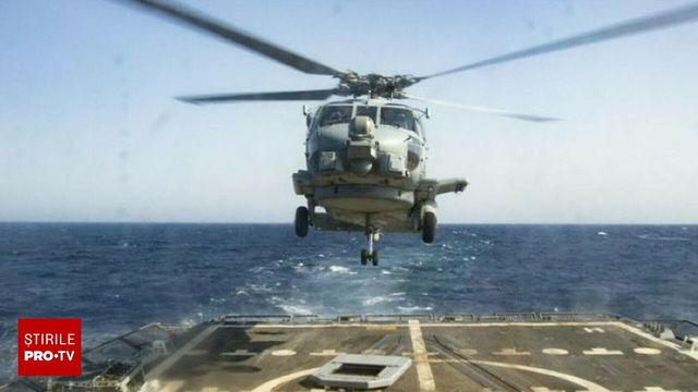 Un avion de luptă și un elicopter ale Marinei SUA s-au prăbușit în Marea Chinei de Sud