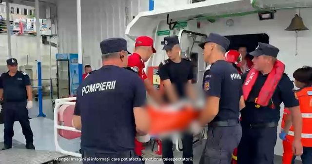 Un marinar rănit în incendiul de pe nava Gas Lisbon, în largul Mării Negre, a murit
