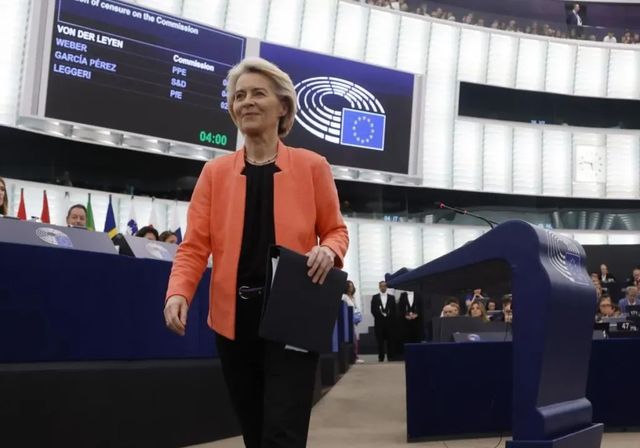 Von der Leyen se enfrenta a una moción de censura en la Eurocámara