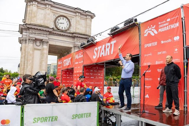 Vasile Tofan a salutat participanții la Chișinău Marathon 2026