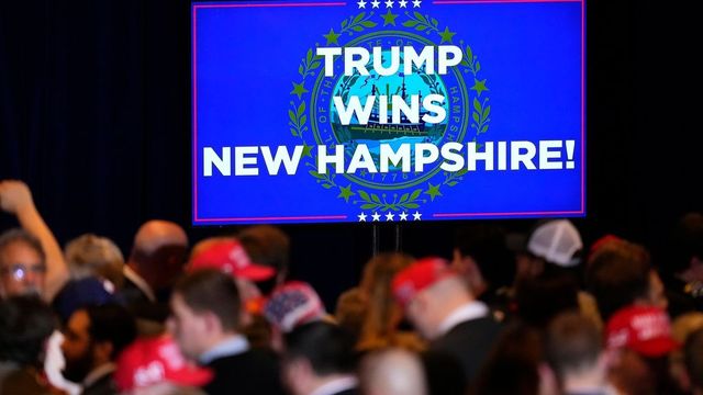 Trump gana las primarias republicanas de New Hampshire y refuerza su candidatura