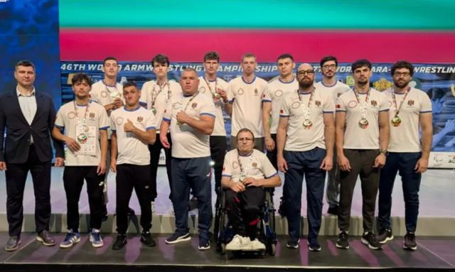 Lotul de para-armwrestling a adus 11 medalii de la Campionatul Mondial