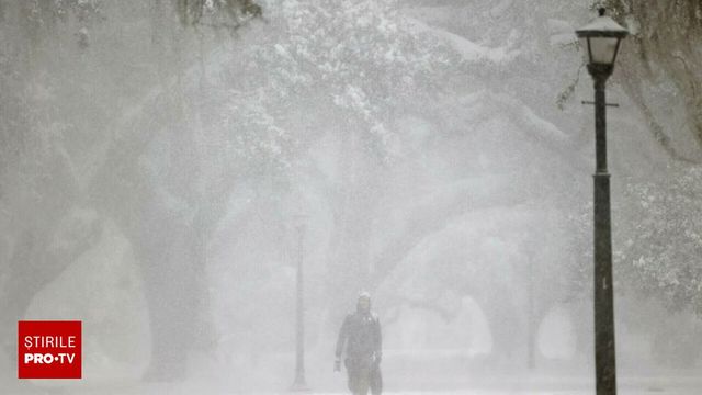 O furtună de zăpadă lovește sudul Statelor Unite, inclusiv la Houston și New Orleans