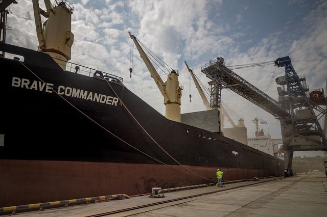 Prima navă a Națiunilor Unite încărcată cu 23.000 de tone de grâu este pregătită să părăsească Ucraina