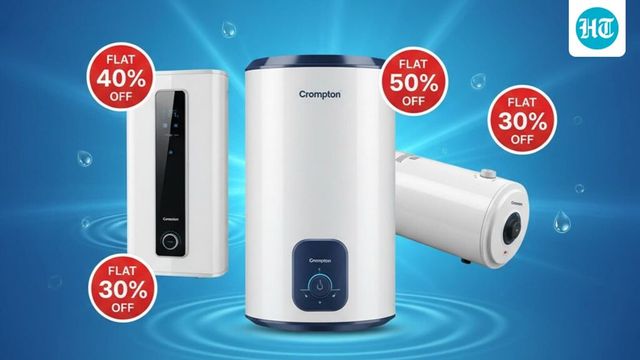 Best selling Crompton geysers on discount: Get up to 65% off on top picks at Amazon Great Indian Festival