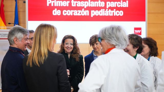 La bebé Mariami recibe el primer trasplante parcial de corazón en el Gregorio Marañón