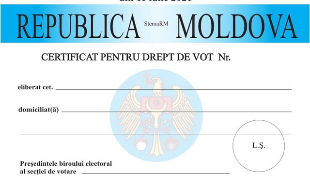 Alegătorii pot solicita certificat cu drept de vot la prezidențiale – În ce condiții o pot face