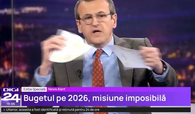 Cristian Preda și-a rupt diploma de doctor în direct. De ce s-a supărat