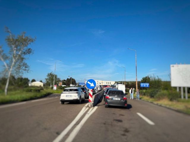 Trafic intens la vamă pe sensul de ieșire din Republica Moldova