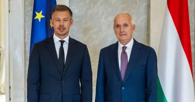 Magyar Pétert a Sándor-palotában fogadta Baka András