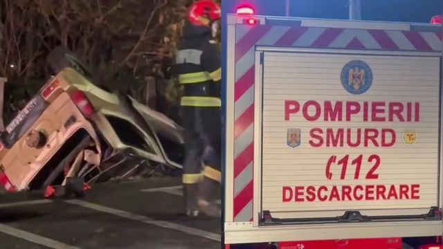 Un mort și doi răniți, după ce o mașină a intrat într-un gard și o țeavă de gaz