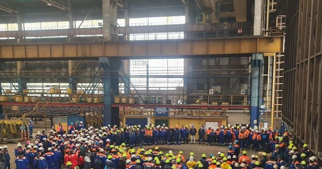 Angajații de la Damen Mangalia, Liberty Galați și Romaero își primesc salariile restante înainte de Paște