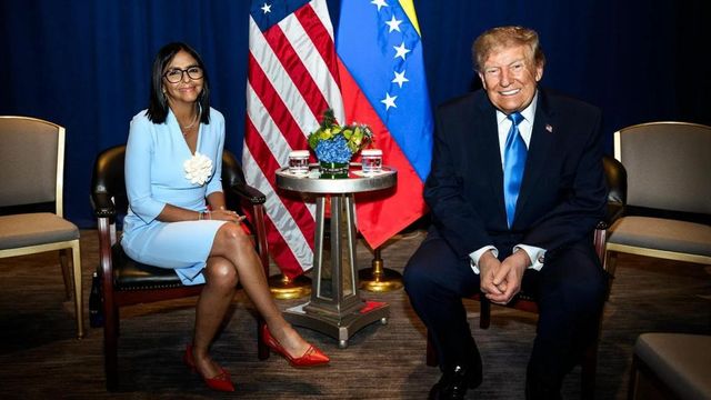 Reunión “histórica” entre Delcy Rodríguez y Donald Trump a puerta cerrada en Nueva York
