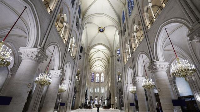 Descubra el interior de Notre Dame antes de su reapertura