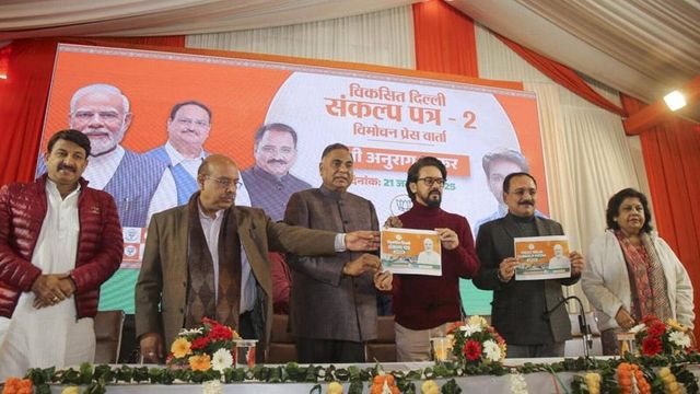 BJP releases part 2 of Delhi manifesto, promises free education for needy