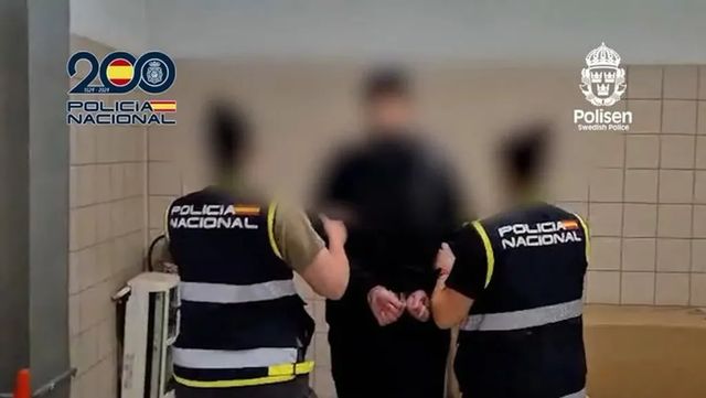Detenido la mano derecha del 'Pablo Escobar de Suecia' en su chalet de Sitges