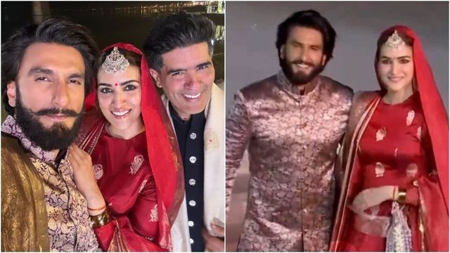 Inside Pics Of Kriti And Ranveer - Manish Malhotra's Showstoppers In Kashi