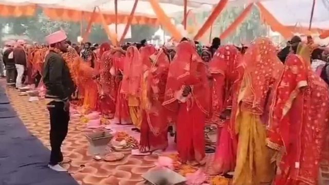 Mass wedding fraud in Uttar Pradesh: Brides garland themselves, 15 arrested
