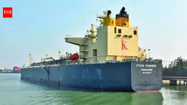 Russian crude oil tanker Aqua Titan reaches New Mangalore port after ditching China route