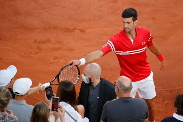 Novak Djokovic Gives French Open 2021-winning Racquet to Boy for Coaching Him Right