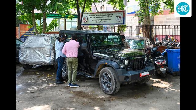 Two NDMC workers killed after speeding Thar hits motorcycle in Delhi Cantonment