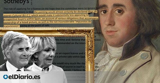 El marido de Esperanza Aguirre, condenado a pagar 853.732 euros a su hermano por vender un Goya