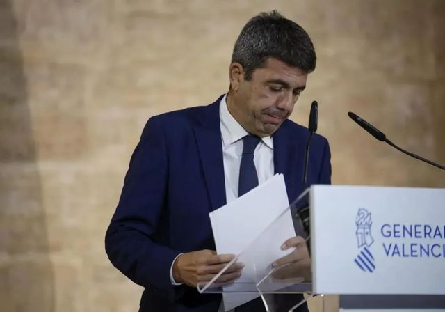 Las frases de Mazón el día de su dimisión: «Espero que se pueda distinguir entre un hombre que se ha equivocado y una mala persona»