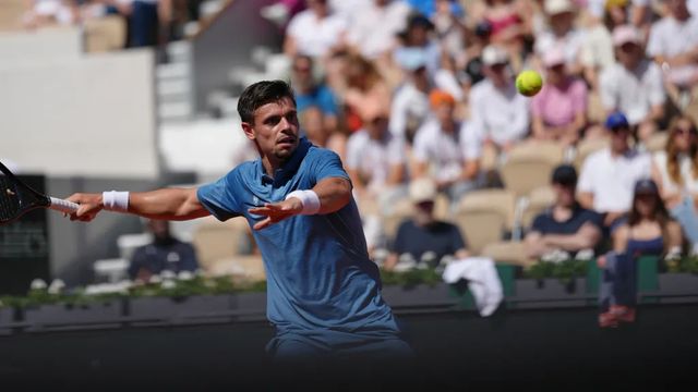 Momento insólito en Roland Garros: «Me he cagado, no puedo moverme más»