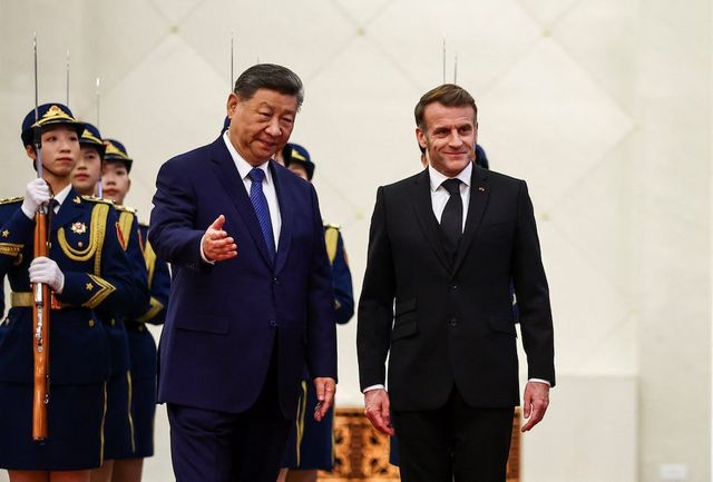 Declarații comune Xi Jinping - Emmanuel Macron