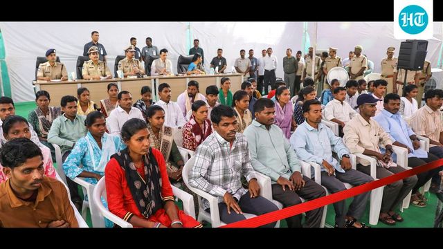 41 Maoists surrender in Telangana