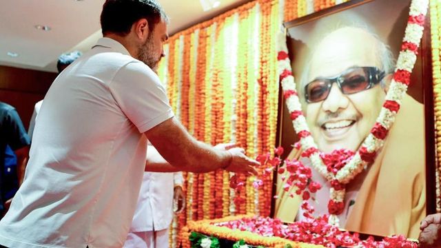 Rahul, Kharge pay tribute to Karunanidhi on birth anniversary amid Congress-DMK strain