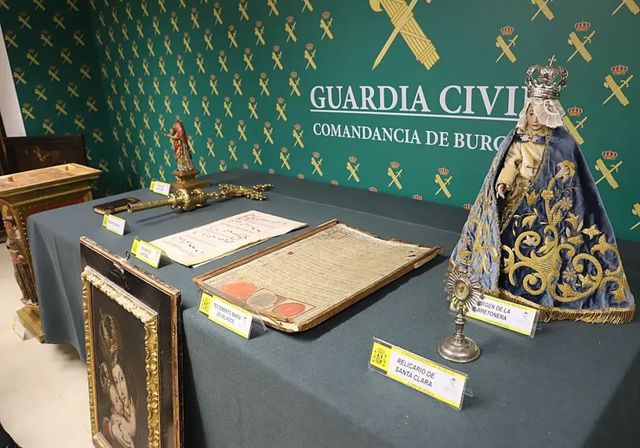 Las monjas cismáticas trasladaron más de 30 piezas de arte de Belorado a Orduña