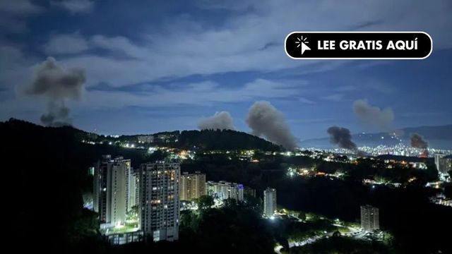 Varias detonaciones sacuden Caracas en medio de las tensiones con Estados Unidos