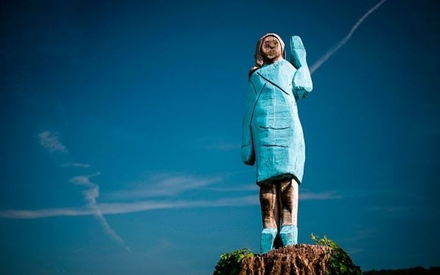Melania Trump are statuie în orașul său natal din Slovenia