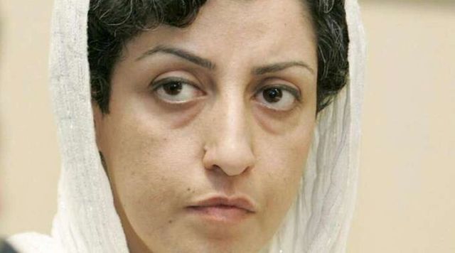 Narges Mohammadi in sciopero della fame durante la consegna del Nobel