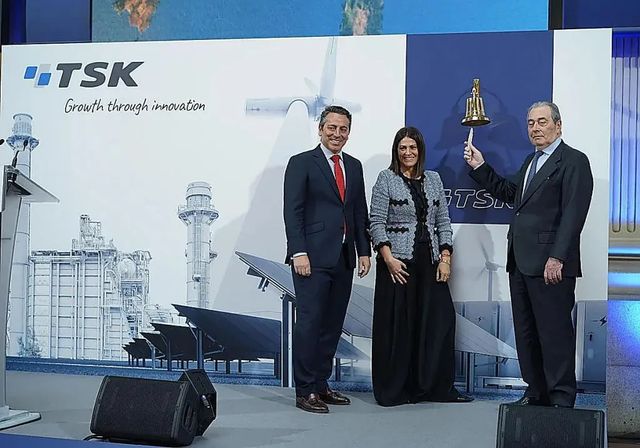 TSK se estrena en la Bolsa con subidas: «Era el momento, a pesar de las tensiones geopolíticas»