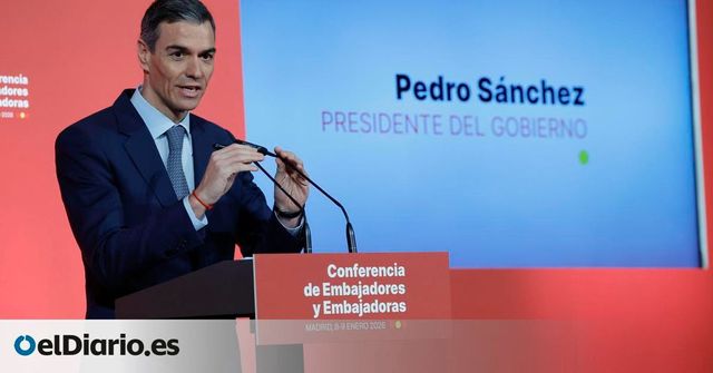 Sánchez pide ante los embajadores españoles «no callar» ante las amenazas de Trump a Groenlandia