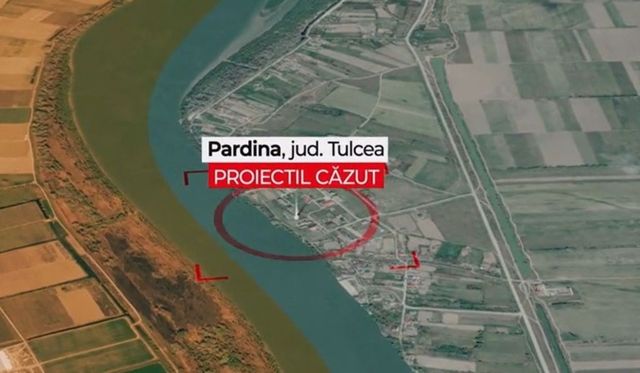 Proiectil cu două kilograme de explozibil, căzut într-o curte din Tulcea