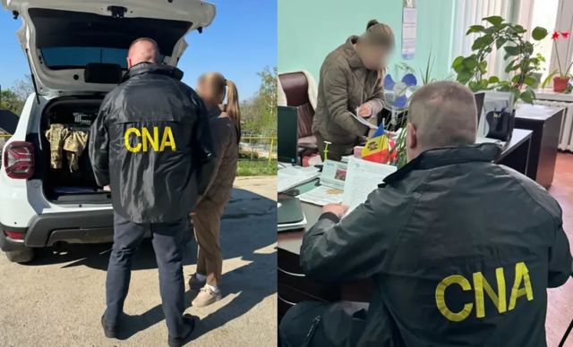 Șefa Inspecției pentru Protecția Mediului Ocnița și doi inspectori, reținuți de CNA în dosare de corupție