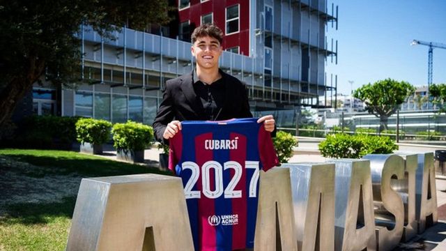 El Barça se asegura a Cubarsí hasta 2027