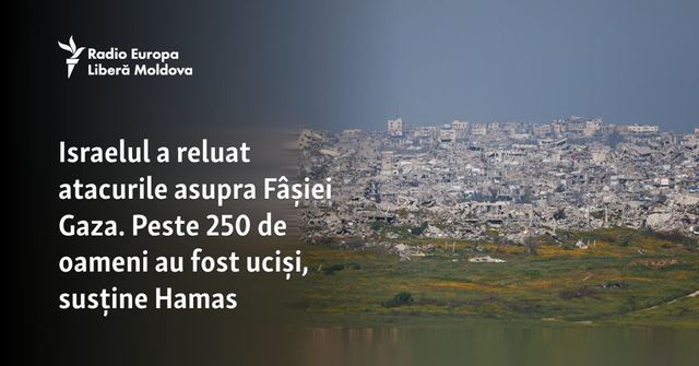 Israelul a reluat fără avertisment atacurile asupra Fâșiei Gaza. Peste 400 de oameni ar fi fost uciși